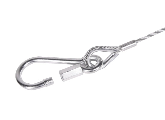 SweetPRO SA 100/03-S Safety/Fangseil, 9kg, 1000x3mm, silber