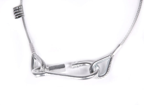 SweetPRO SA 100/04-S Safety/Fangseil, 16kg,1000x4mm, silber