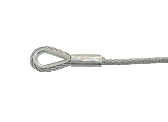 SweetPRO SA 100/08-S Safety/Fangseil, 64kg,1000x8mm, silber