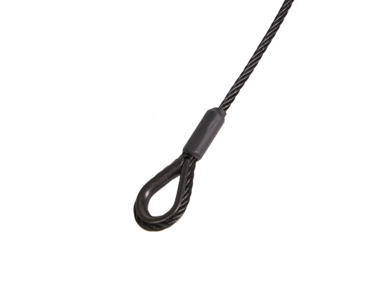 SweetPRO SA 100/03-B Safety/Fangseil, 9kg, 1000x3mm schwarz