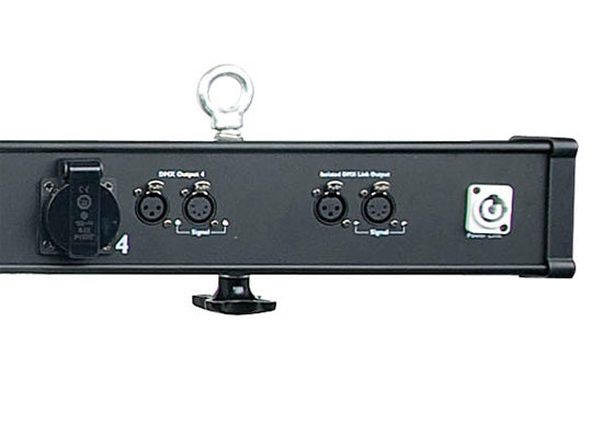 Showtec DMX Booster Bar 4 LED-Bar, schwarz