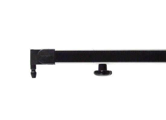 Wentex Pipes & Drapes Teleskopstange horizontal, 1.8-3.0m,schwarz