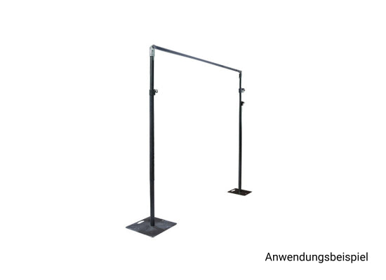 Wentex Pipes & Drapes Teleskop-Vorhangstange horizontal 0.9 - 1.2
