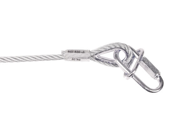 SweetPRO SA 060/08-S Safety/Fangseil, 40kg, 600x8mm, silber