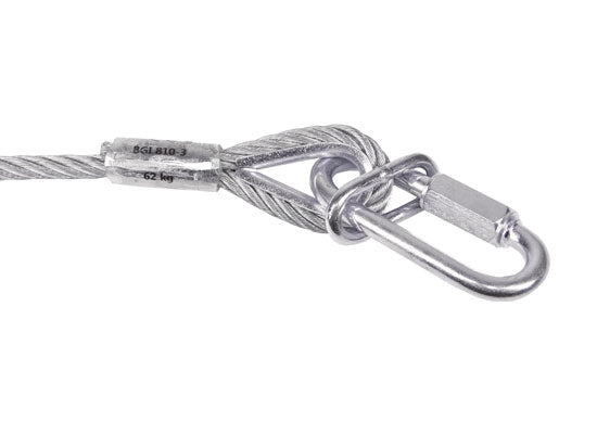 SweetPRO SA 060/10-S Safety/Fangseil, 62kg, 600x10mm silber