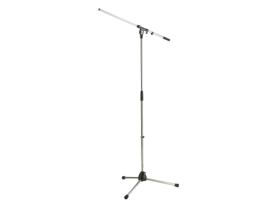K&M 210/2C Mikrofonstativ mit Schwenkarm, chrom