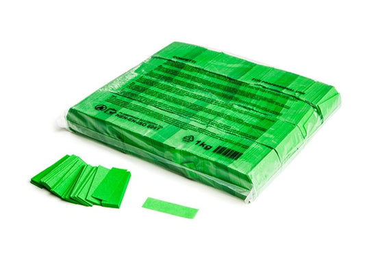 MagicFX Slowfall Konfetti, HELLGRN, 1kg, 55x17mm Reckteck