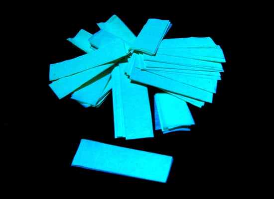 MagicFX Slowfall Konfetti, GRÜN UV, 1kg, 55x17mm Rechteck