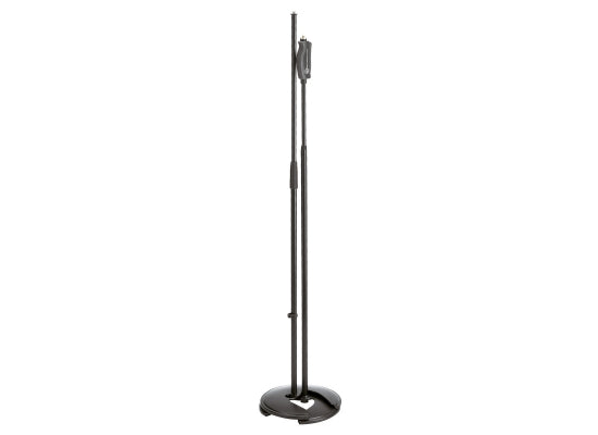 K&M 26045 Mikrofonstativ mit Rundsockel, schwarz