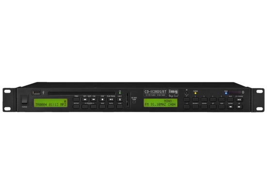 Monacor CD-112RDS/BT CD/MP3 Player / FM-/RDS-Tuner