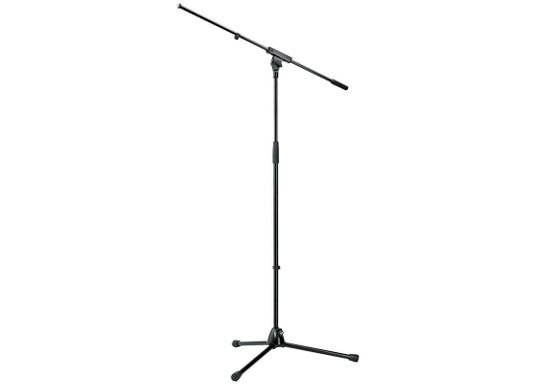 K&M 210/6B Mikrofonstativ mit Schwenkarm, schwarz