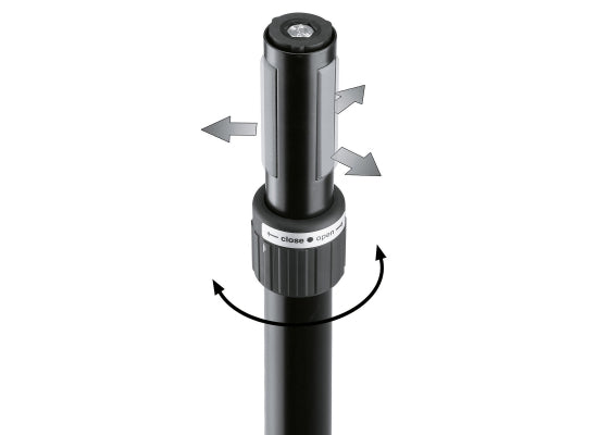 K&M 21467 Boxenstativ, Alu, schwarz