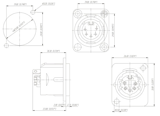 Neutrik NC5MDL1