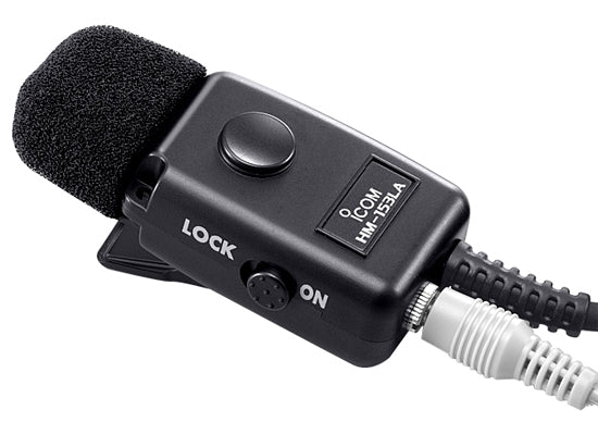 Icom HM-153LA Clipmikrofon mit Ohrhörer