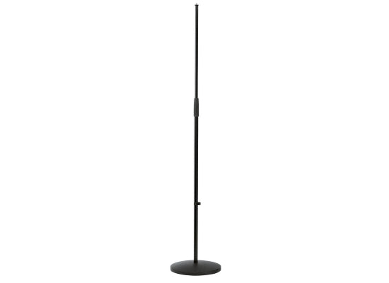 K&M 260/1B Mikrofonstativ mit Rundsockel, schwarz