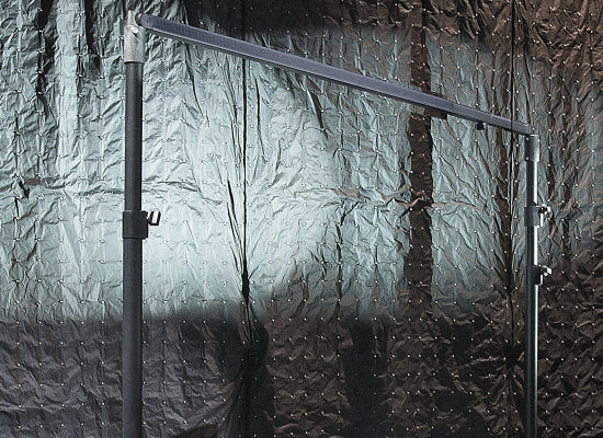 Wentex Pipes & Drapes Bodenplatte, 350x300mm, schwarz