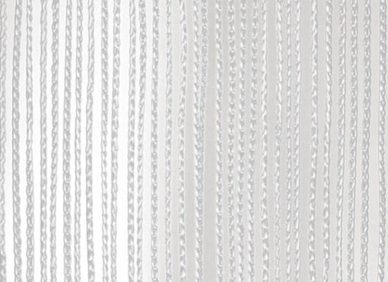 Wentex Pipes & Drapes Vorhang Fadenvorhang, 3x3m, 220g/m², weiß