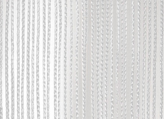 Wentex Pipes & Drapes Vorhang Fadenvorhang, 3x4m, 220g/m², weiß