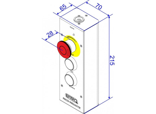 Briteq RICO-REMOTE Hand Controller
