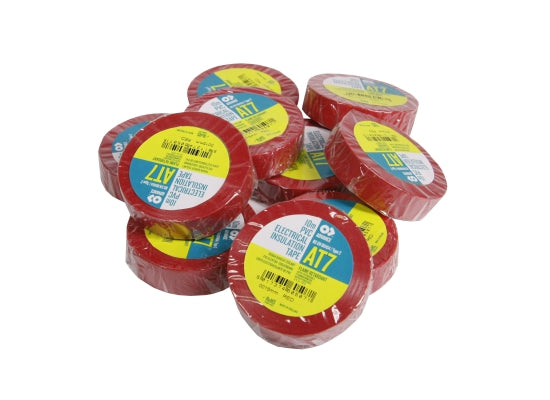Advance Tapes AT 7 PVC-Isolierband Zumbel Tape, rot, 10m, 15mm