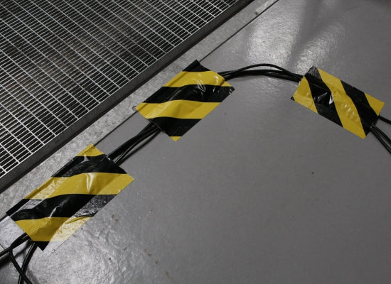SweetPRO TA TUBY-015/150 Tunnel Tape, schwarz/gelb