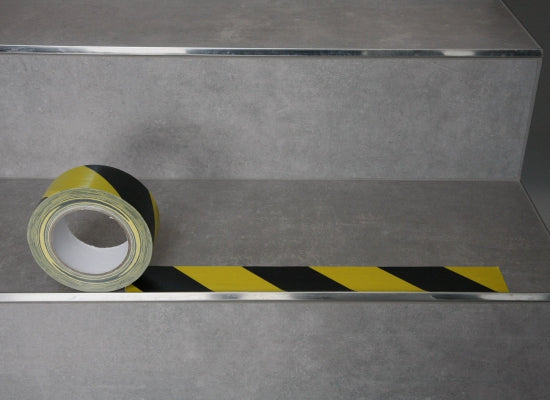 SweetPRO TA WBY-025/50-PRO Warnklebeband, schwarz/gelb, Gaffa