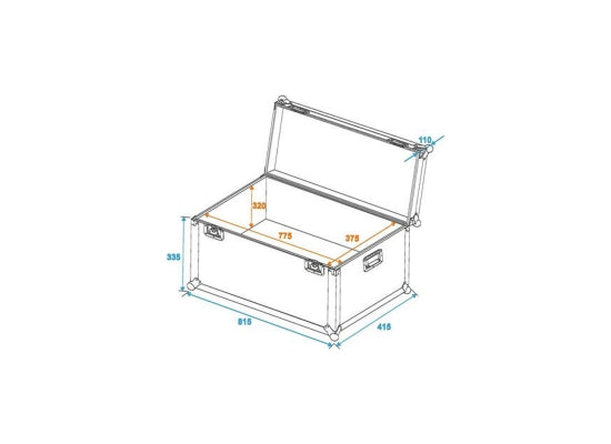 Case Universal ECO TRUHE, 80x43x40cm