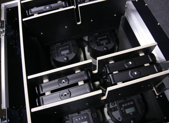 Astera AX5 LED Spot Tourpack 8 SET, Amptown Case