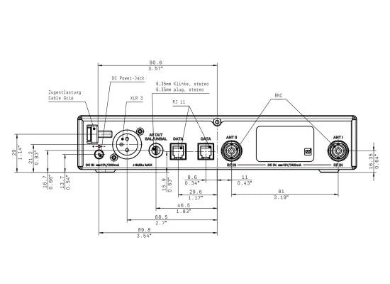 Sennheiser EW 100 G4 E Funksystem, ME 2-II Lavalier Clipmikrofon