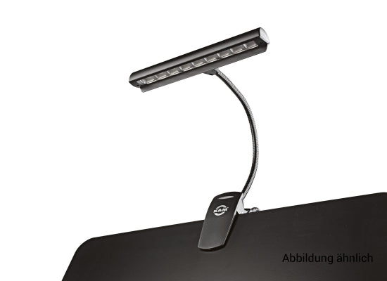 K&M 12249 Orchestra Light Eos LED Notenpultleuchte, schwarz