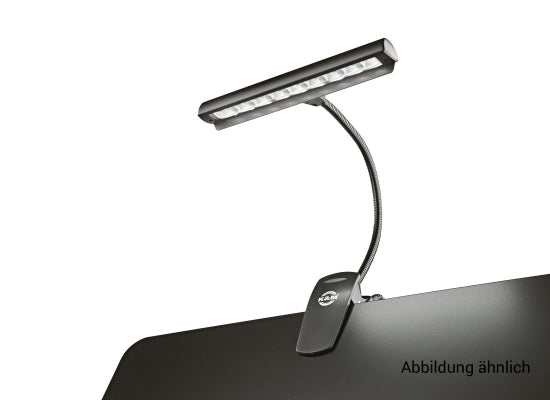 K&M 12249 Orchestra Light Eos LED Notenpultleuchte, schwarz