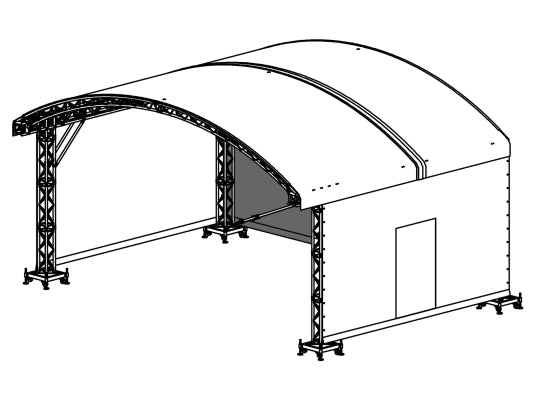 Prolyte CAN-ARC-0806-BACK-2.0 Rückwand