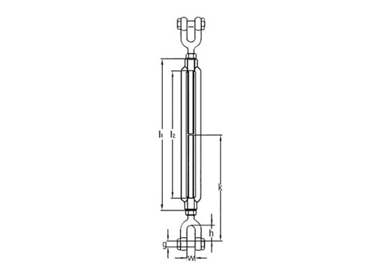 Safetex SGG-US-LANG-3/4-06 Spannschloss