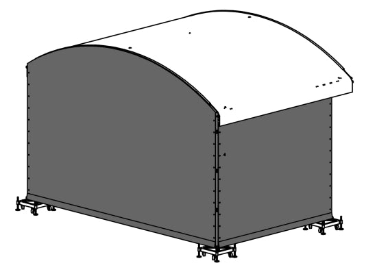Prolyte ARC Roof 6x4m Rück- und Seitenwände SET