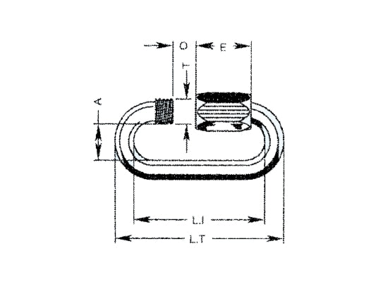 Safetex KSV-08.00-N Schnellverbinder