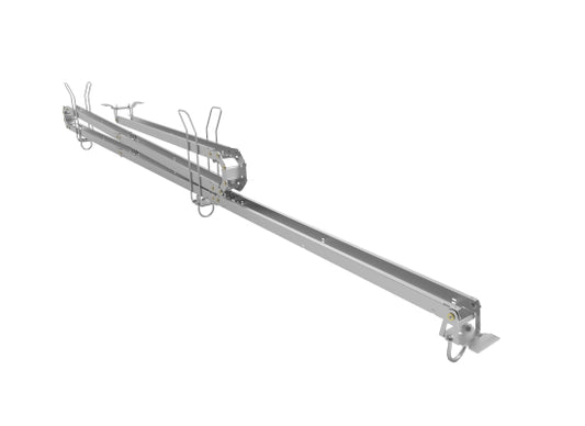 Admiral SNAKE Kabelführung, silber, Breite: 3m, Hub: 6m