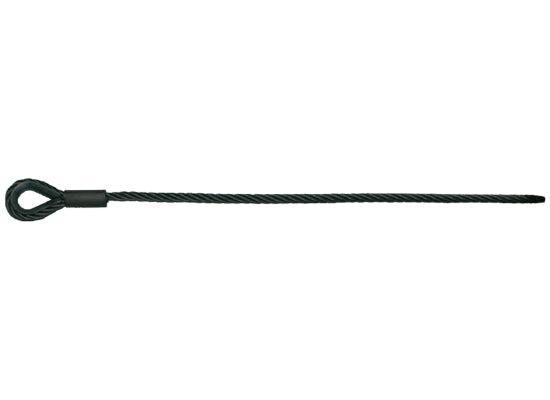 Safetex AS-05-B-1K-05.00 Anschlagseil, Ø5mm, 5m, SCHWARZ