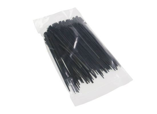 SweetPRO KB 098/025-B Kabelbinder, schwarz, 98x25mm, 200er SET
