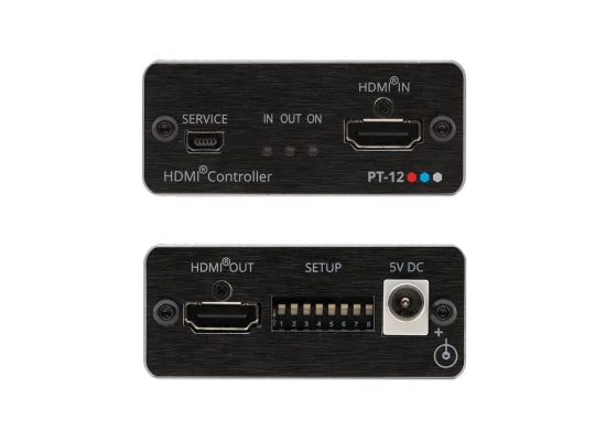 Kramer PT-12 EDID-Prozessor, 19'' fähig, 4K, IN/OUT: HDMI, Mini-USB, max. Datenrate 10.2 GBit, HDCP konform