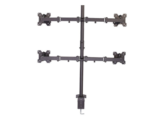 Lindy 40659 Tischhalterung für 4 Monitore 17''-28'', schwarz