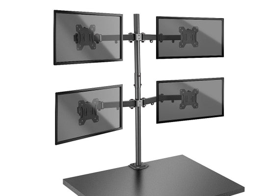 Lindy 40659 Tischhalterung für 4 Monitore 17''-28'', schwarz