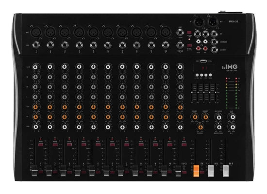 IMG STAGELINE MXR-120 Mischpult, 12-Kanal