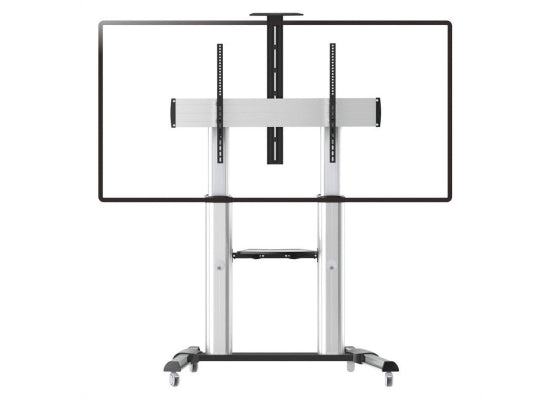 Roline LCD-/TV Displayständer, für Flachbildsch. 60-100'', silber