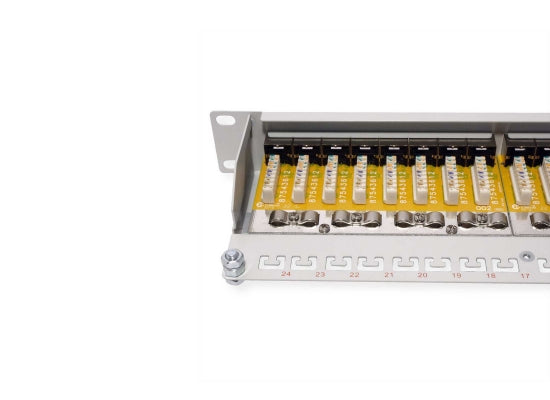 Roline 26110351 Patchpanel, 19'', 2HE, 24-Port, GRAU