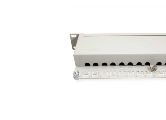 Roline 26110351 Patchpanel, 19'', 2HE, 24-Port, GRAU