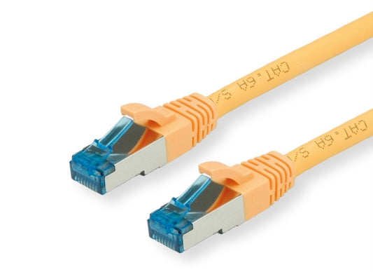 Value CAT6A-Netzwerkkabel, S/FTP, 0.3m, gelb