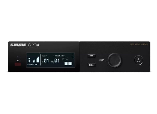 Shure SLXD4E H56 Digital-Empfänger