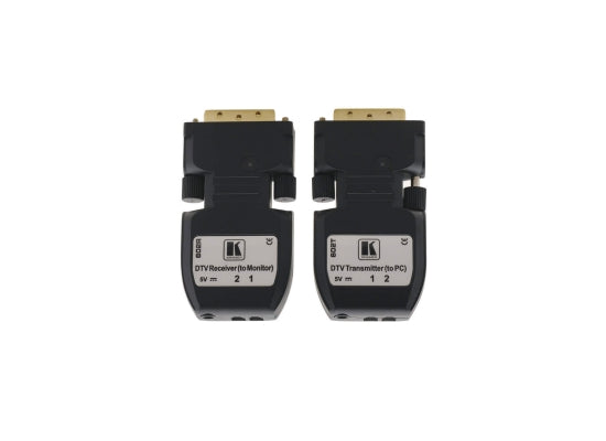 Kramer 602R/T DVI Übertrager/Empfänger, Datenr. 4.95 GBit/s, für LWL Kabel, Reichweite 1500m (Single), 400m (Multi)