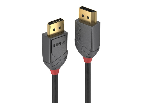 Lindy 36486 DisplayPort-Kabel, 10.0m, 4K, Anthra Line