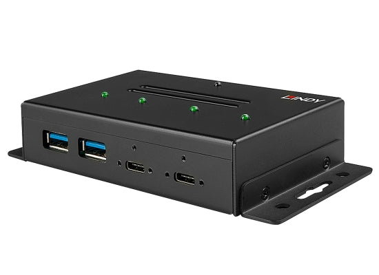 Lindy 43094 USB 3.1 Hub, schwarz